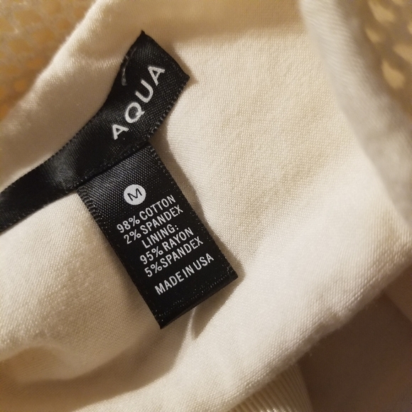 Aqua Womens Ivory Crochet Size Small Sundress. - Picture 7 of 7